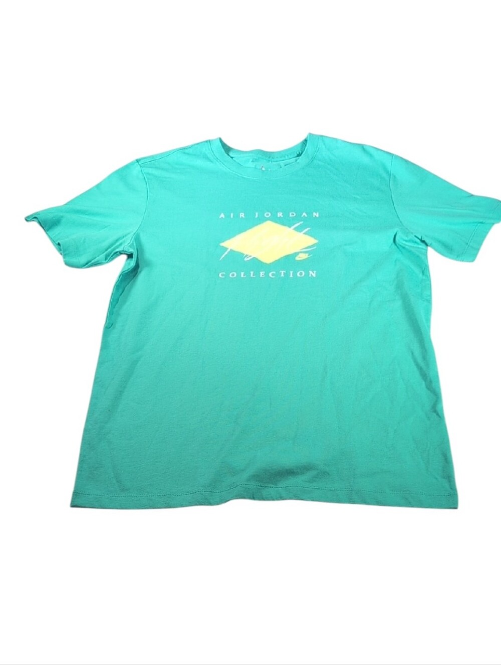 Jordan Essentials Flight Green/Teal/Aqua T-Shirt Size Medium